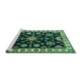 thumbnail image 2 of Ahgly Company Machine Washable Indoor Rectangle Persian Turquoise Blue Traditional Area Rugs, 8' x 12', 2 of 4