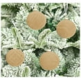 thumbnail image 4 of CuiLiyq 20 PCS Christmas Tree Decoration Ball Set, 2.36 Inch Velvet Christmas Ball, Plastic Xmas Decorative Hanging Ornaments for Indoor Outdoor Home Holiday Wedding Party Decoration (Khaki), 4 of 7
