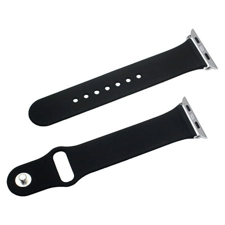 Mgear Silicone Wrist Band For Apple Watch 42mm - Black