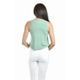 thumbnail image 3 of Blusa básica sin manga /Juvenil, 0077 (Menta) verde claro G, 3 of 5