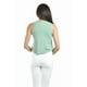 thumbnail image 3 of Blusa básica sin manga /Juvenil, 0077 (Menta) verde claro G, 3 of 5