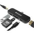 thumbnail image 1 of Hub USB C Verbatim 6 en 1 con PD de 100 W, USB 3.0, SD, HDMI 4K, 1 of 8