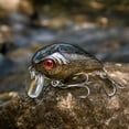 thumbnail image 4 of MInHoues Floating Crankbait Fishing Lure, 1.77" Hard Plastic Artificial Swimbait with Treble Hooks, Realistic Wobbling Bait for Bass and Trout, Freshwater Saltwater Tackle Gear, 4 of 5
