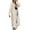 White, variant on XFLWAM Womens Oversized Hooded Long Cardigan Sweaters Open Front Long Chunky Cable Knit Sweater Coat with Pocket