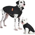 thumbnail image 1 of Chaqueta acolchada para perros impermeable, cortavientos y cálida, negra, XXL, 1 of 8