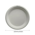 ArWgKavx Clearance Compostable Paper Plates Heavy Duty 50 Pack Biodegradable Disposable Plates