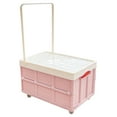 thumbnail image 4 of NUOLUX Lidded Storage Bin Collapsible Storage Box Stackable Clothes Storage Box With Wheel, 4 of 6