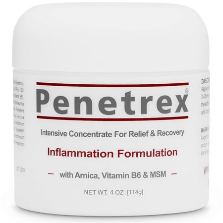 Penetrex Pain Relief Cream [4 Oz] :: Patented Breakthrough for Arthritis, Back Pain, Tennis Elbow, Fibromyalgia, Sciatica, Plantar Fasciitis, Carpal Tunnel, Sore Muscles, Joints & Chronic