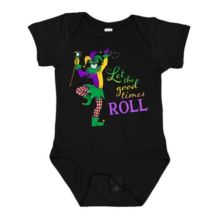 

Inktastic Let the Good Times Roll Mardi Gras Jester Gift Baby Boy or Baby Girl Bodysuit