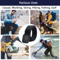 thumbnail image 4 of Men's Nylon Web Belt with YKK Plastic Buckle - Breathable and Durable Waist Strap for Work, Outdoor Sports and More - Adjustable up to 46in (53"L x 1.5"W) - Black, 4 of 6