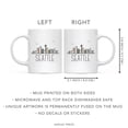 thumbnail image 5 of Koyal Wholesale Colorful City Skyline Graphic Ceramic Coffee Mug, Seattle, 5 of 5