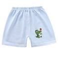 thumbnail image 2 of Kids Cotton Shorts for Boys with Alligator Graphic, Elastic Waist Soft Play Shorts Kids to Big Kids 6M-8 Light Blue,Size 2-3T, 2 of 6