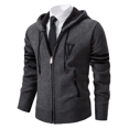 thumbnail image 1 of Nuevo cárdigan de punto con capucha para hombre, otoño/invierno 2023, chaqueta informal de moda, suéter de estilo coreano, jerséis de moda juvenil, 1 of 4