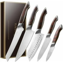 5-Piece Knife Set Professional Kitchen Knife Set Ultra Sharp High Carbon Stainless Steel Chef Knife Set for Kitchen Japanese Cooking Knife with Gift Box