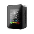 thumbnail image 1 of Monitor Detector de dióxido de carbono Temperatura Humedad Monitor de calidad del aire negro Ehuebsd Libre de BPA, 1 of 6