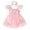 Pink, variant on Wdgfv Baby Girl Clothes Tulle Romper Ruffe Sleeveless Bodysuit Baby Girl Outfits Girl Dress Blue 0-3 Months