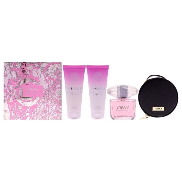 Set de regalo Perfume Versace Bright Crystal de 90 ml EDT de 3 piezas