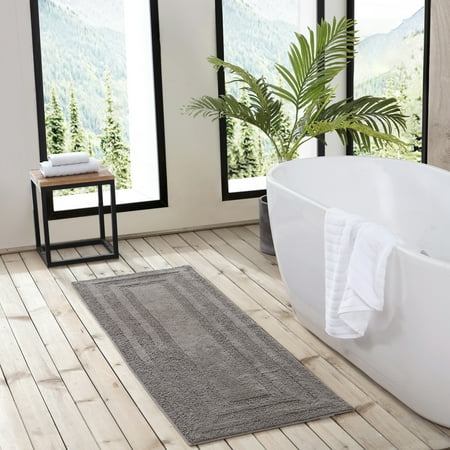 UPC 883893797178 product image for Eddie Bauer Logan Cotton Tufted Mushroom Beige Bath Runner Rug | upcitemdb.com