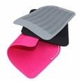 thumbnail image 4 of Qarigey Bolsa de alfombrilla resistente al calor de silicona para rizador de pelo, alisador de pelo multifunción, alfombrilla de silicona para plancha Cuidado del cabello rosado Qarigey CE000433-03, 4 of 6