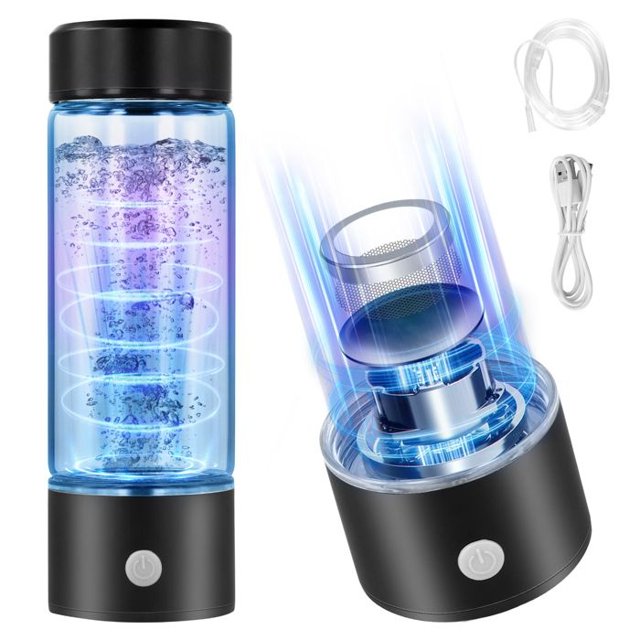 TTLIFE 4000PPB Hydrogen Water Bottle, 420ml Hydrogen Water Generator, Using SPE and PEM Technology, 1500MAH