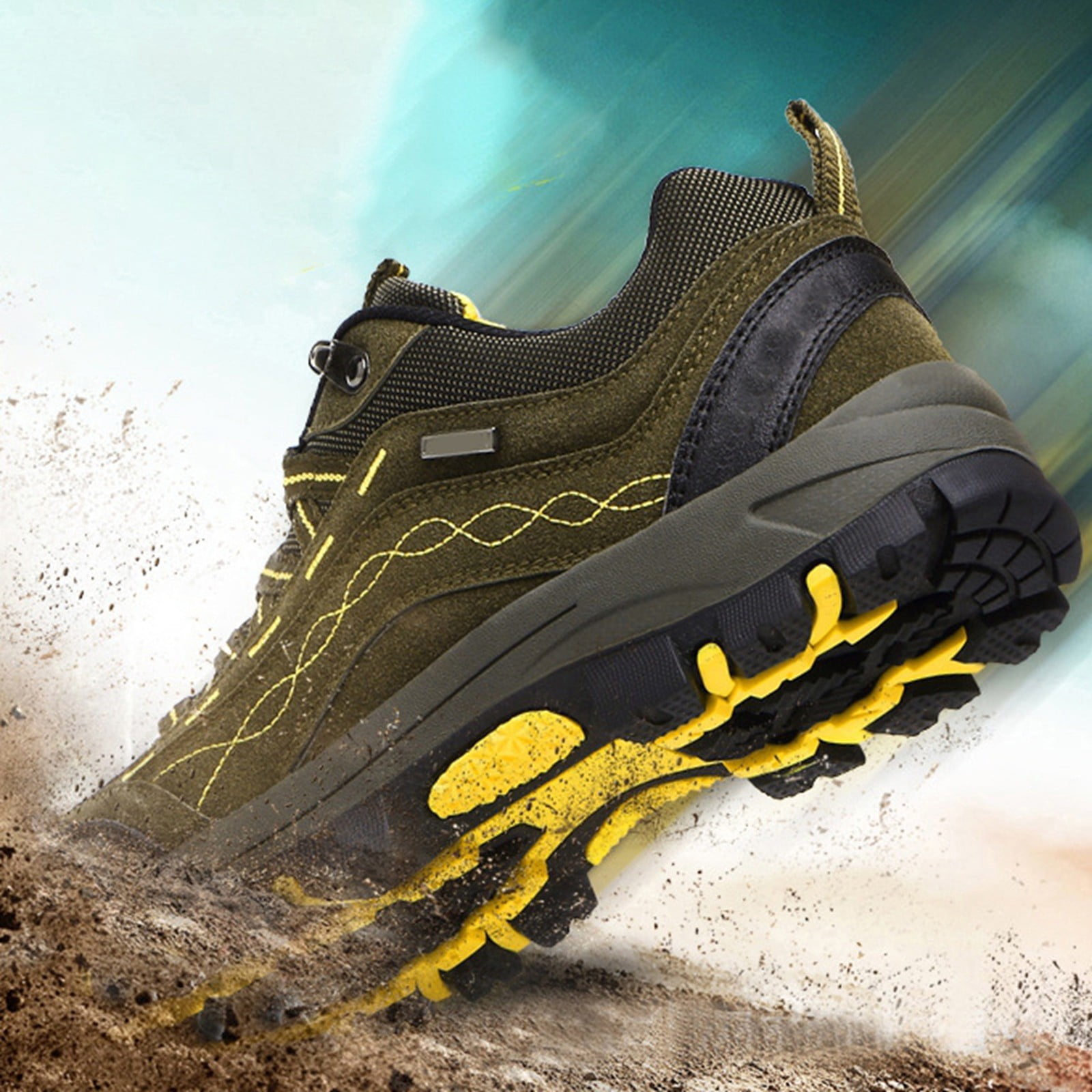 Win s Way Women's High-Top Hiking Sneakers, Lightweight Breathable Trekking Shoes for Outdoor Adventure & Support