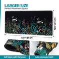 thumbnail image 2 of Desk Mat, Big Desk Pad, 31.5 x 11.8in Extended Gaming Mouse Pad, Large Mouse Pad for Desk Rubber Base Mousepad with Stitched Edges, Keyboard Mouse Mat for Work, Game, Office, Home - Weeds, 2 of 6