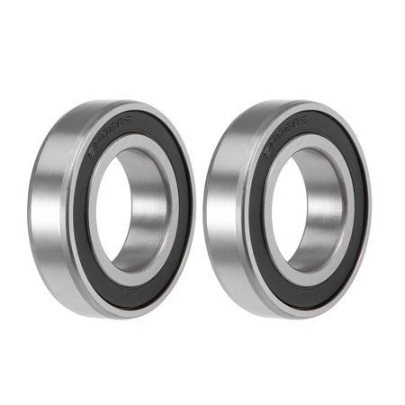 Roulements à Billes Sourcing Map 6007-2RS 35x62x14mm - Double Scellé Acier Carbone, Lot De 4