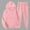 Pink, variant on Sevevn Womens 2 Piece Hooded Sweatsuit Set Oversized Sweatshirt Comfy Hoodie Outfits Lounge Sportswear with Pockets