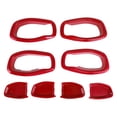 thumbnail image 1 of Recubrimiento del Tazón del Mango de la Puerta Interior para Jeep Renegade 2015-2023 Marco de Decoración del Mango de la Puerta Interior Rojo ABS 4 Pzs, 1 of 6