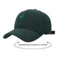 thumbnail image 2 of GDREDA Men's Hat Three Leaves Pattern Baseball Cap Tongue Outdoor Sun Hat，Green, 2 of 8