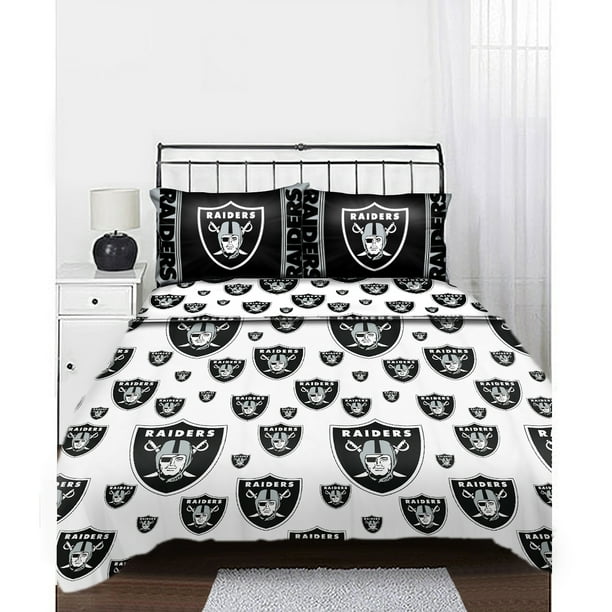 Nfl Oakland Raiders Full Sheet Set 1 Each Com Nfl Oakland Raiders Full Sheet Set 1, Oakland Raiders Bedding Set