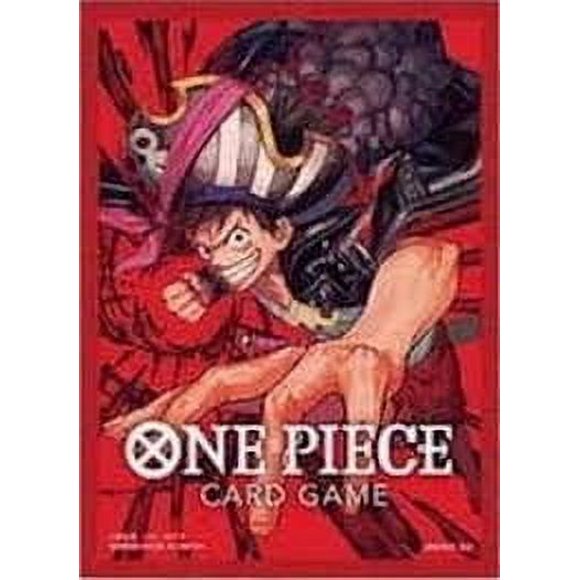 One Piece Card Game Official Sleeves: Assortment 2 - Monkey.D.Luffy (70-Pack) - Bandai Card Sleeves