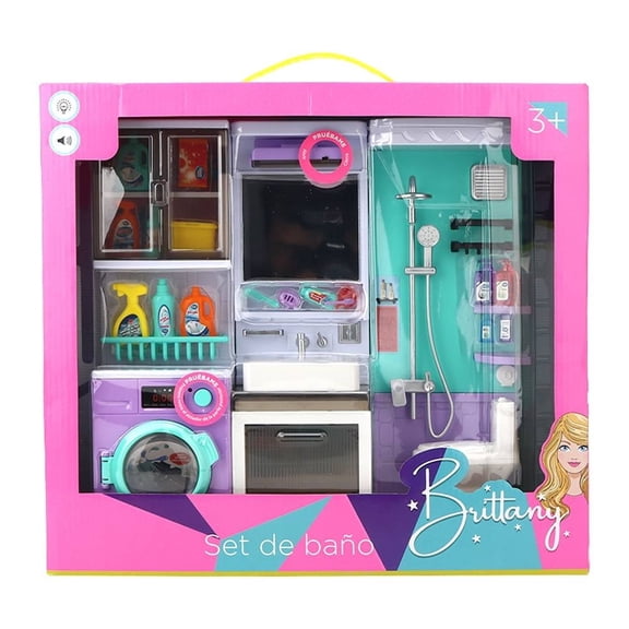 Set de baño para muñeca Brittany con Luz y sonido