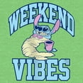 thumbnail image 2 of Girl's Lilo & Stitch Weekend Vibes  Graphic Tee Green Apple Large, 2 of 4