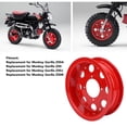 thumbnail image 3 of Kit de Borde de la Rueda, Moto de Aluminio de Larga Vida de Aluminio Con Borde de la Rueda Elegante y Trasera Reduce El Desgaste de Los Neumanos 2 piezas para el mono Gorila, 3 of 7
