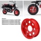 thumbnail image 3 of Kit De Llanta De Rueda, Llanta De Motocicleta De aleación De Aluminio Delantera Y Trasera Pulida 2 Piezas Rodamiento De Carga Fuerte Para Monkey Gorilla Z50J Z50R, 3 of 7