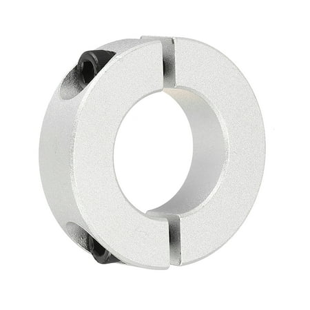 

Uxcell Shaft Collar 1.18 Inch Bore Double Split Aluminum Clamping Collar Shaft Collars with Set Screw Silver Tone