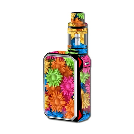 Skins Decals For Smok G-Priv 220W Vape Mod / Colorful Wax Daisies
