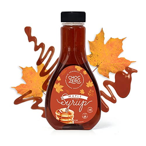 ChocZero's Maple Syrup. Sugarfree, Low Carb, Keto Friendly, Gluten Free, Vegan. Monk fruit