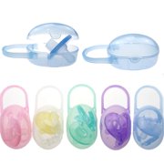 Limei BPA-Free Pacifier Case Holder & Nipple Shield Case, Hold Up Pacifiers and Pacifier Clips (Purple)