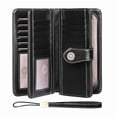 thumbnail image 3 of FALAN MULE FALAN MULE Women’s Trifold Wallet Rfid Blocking Wristlet with Large Card Capacity, 3 of 7
