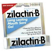Zilactin-B Oral Pain Reliever, Long Lasting Mouth Sore Gel - 0.25 Oz, 6 Pack