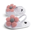 thumbnail image 4 of ZACPNCV Baby Soft Sole Walking Shoes Sunflower Design Newborn Crib Sandals Toddler Breathable First Walkers Summer, 4 of 7