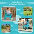 thumbnail image 5 of Costway Patio Kids' Adirondack Chair Seat Weather Resistant for Ages 3-8  Turquoise, 5 of 7