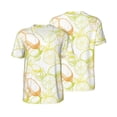 thumbnail image 6 of Rocae Lemon Potatoes for Breathable Men's Baseball T-Shirt Fashionable Casual Baseball Jersey, Moisture-wicking Sportswear Medium, 6 of 9