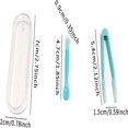 thumbnail image 2 of LOVEVER Contact Applicator Contact Lens Remover Tool Inserter/Remover+Tweezer with Soft Tip Blue, 2 of 5