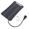 thumbnail image 1 of Waterproof 5W5V Solar Panel Charger Perfect for Easy Charging of Small Devices Outdoors Lightweight and Portable, 1 of 7