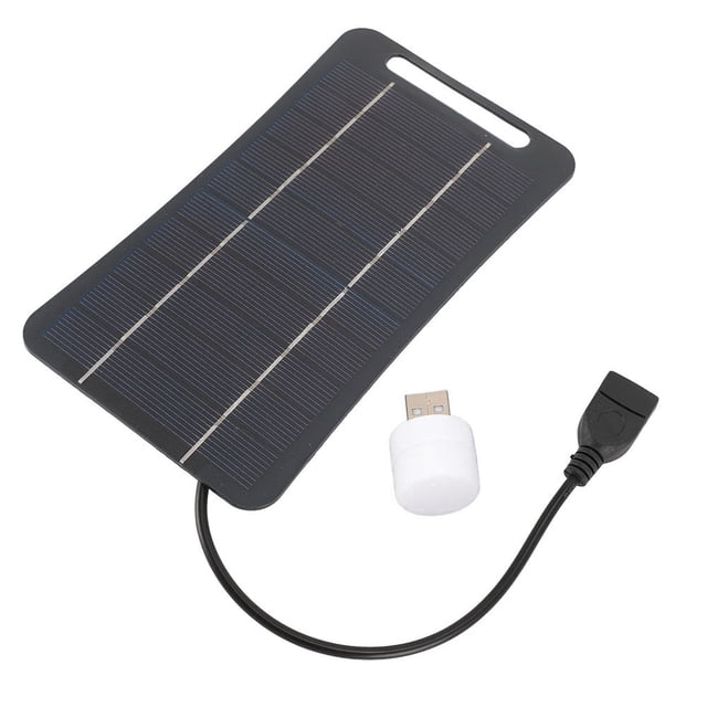 Waterproof 5W5V Solar Panel Charger Perfect for Easy Charging of Small Devices Outdoors Lightweight and Portable