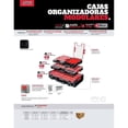 thumbnail image 2 of Caja De Herramientas Organizadora Plastica Negra 23 In Urrea Urrea CPOR23, 2 of 3