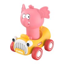 Animal Racing Cars for Toddlers Push and Go Baby Toy Vehicles for 1-3 Year Old Kids First Birthday for Boys and Girls Racing Car Set Indoor and Outdoor